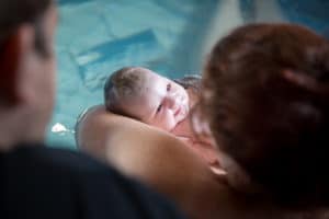 Newcastle Birth Photographer Angela Hardy captures Meagan's arrival