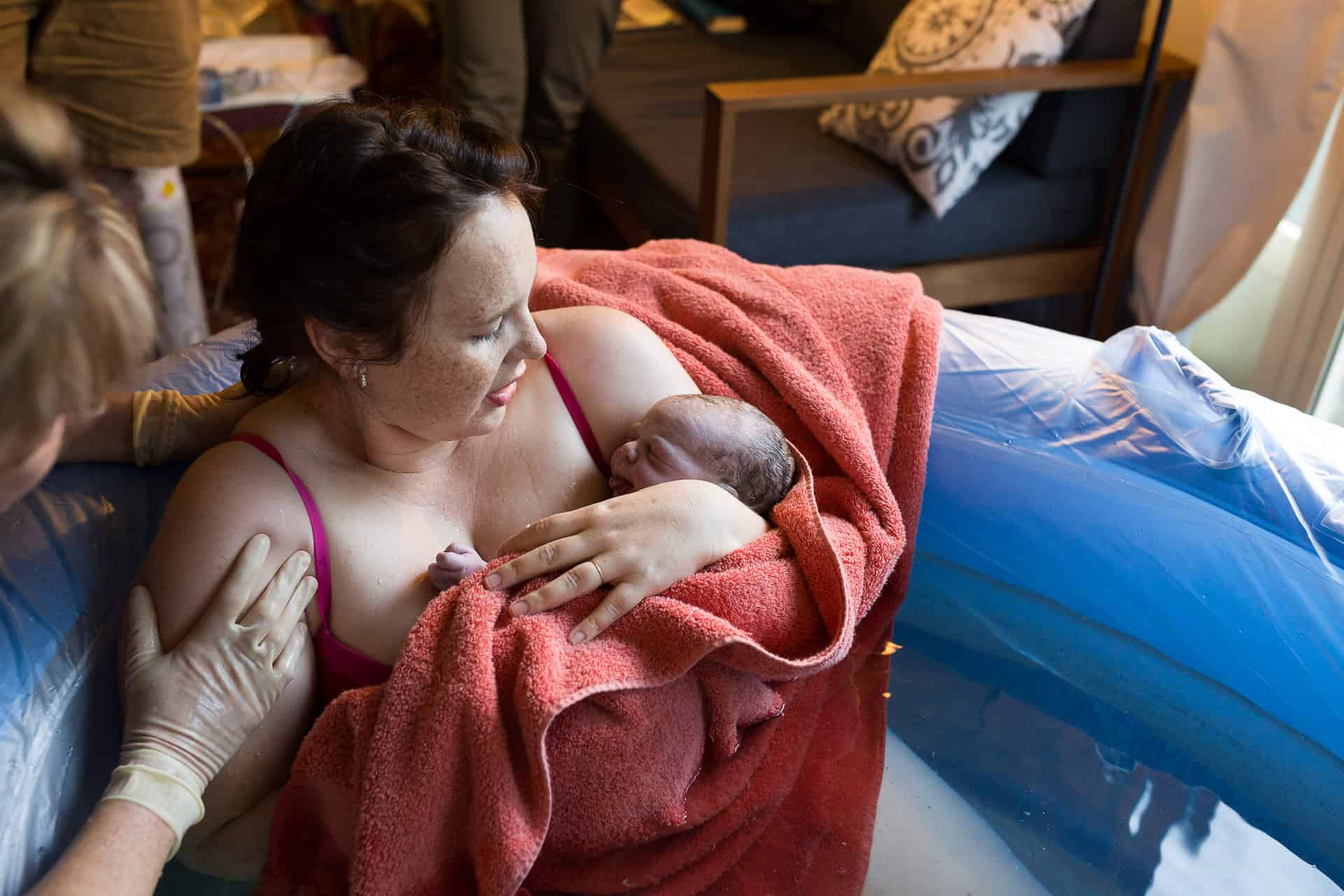 Newcastle Birth Photographer Angela Hardy captures Alfred's birth
