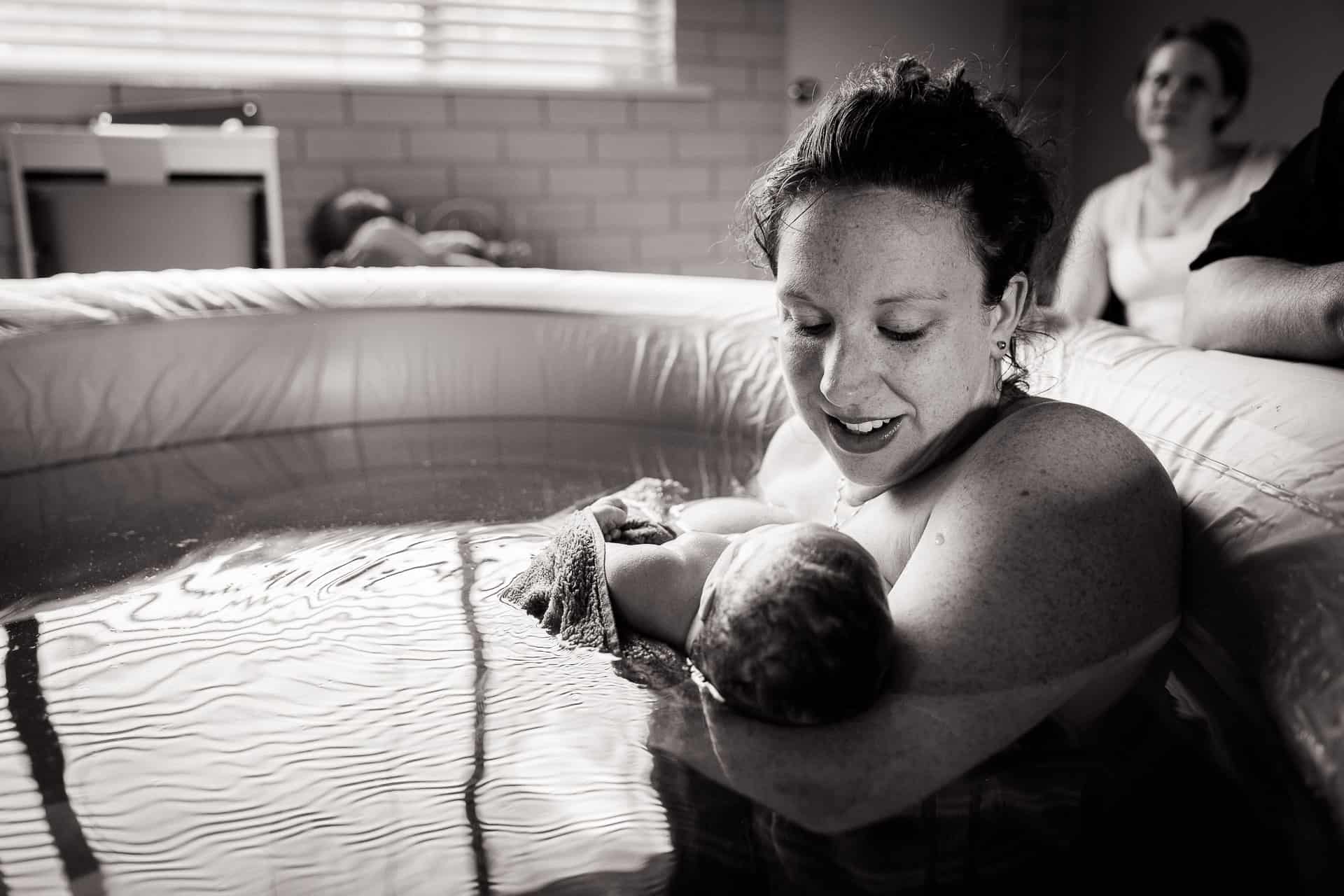 Newcastle Birth Photographer Angela Hardy captures Meagan's birt