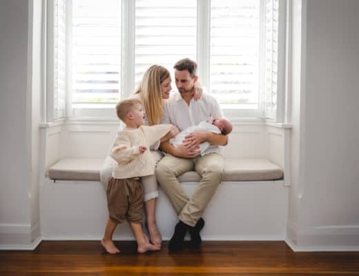 Newcastle Newborn Photographer Angela Hardy captures Winter's homecoming